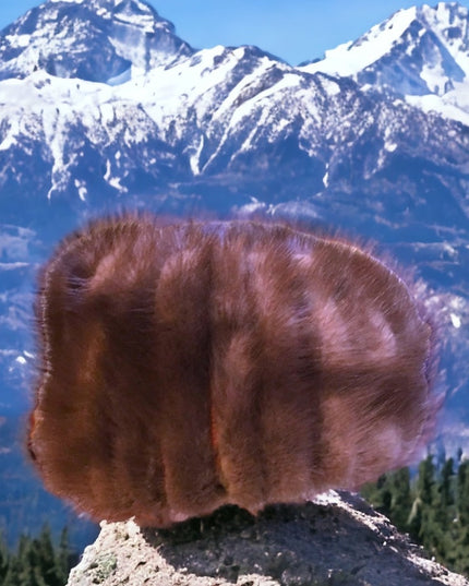 Vintage Simpsons PILL BOX  Mink fur hat Sz Large