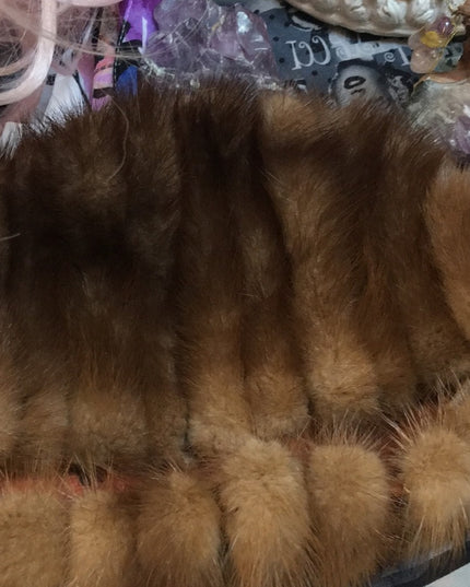 Vintage Simpsons PILL BOX  Mink fur hat Sz Large