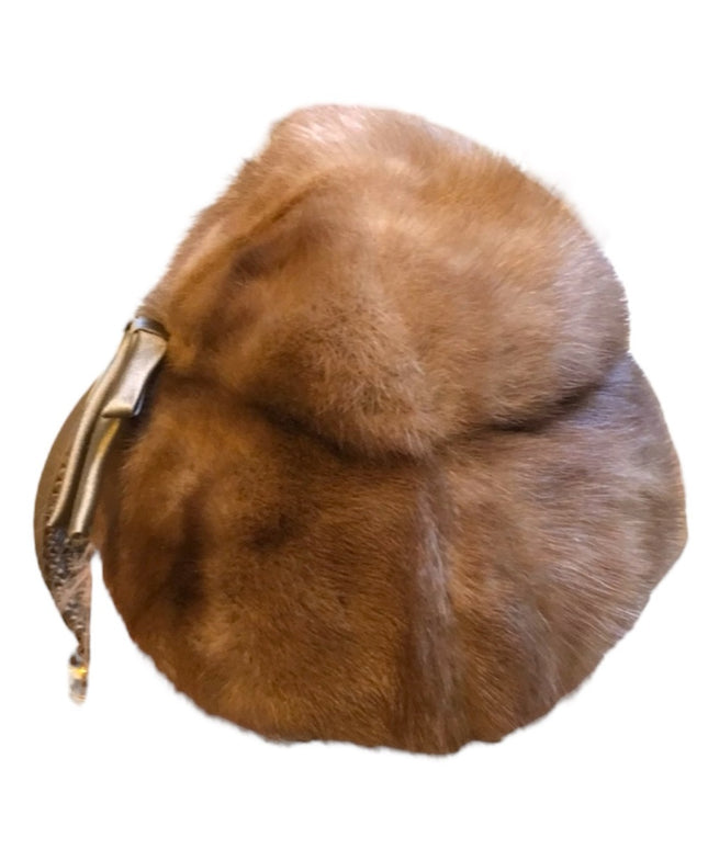 Vintage Eatons Mink Fur hat with bow Sz Small
