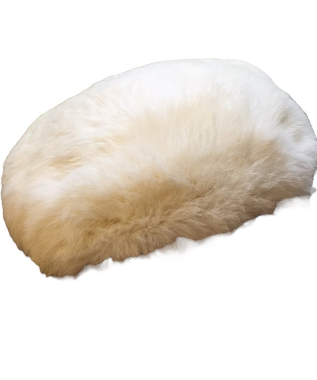 Large Vintage white Rabbit facinator 12” Hat