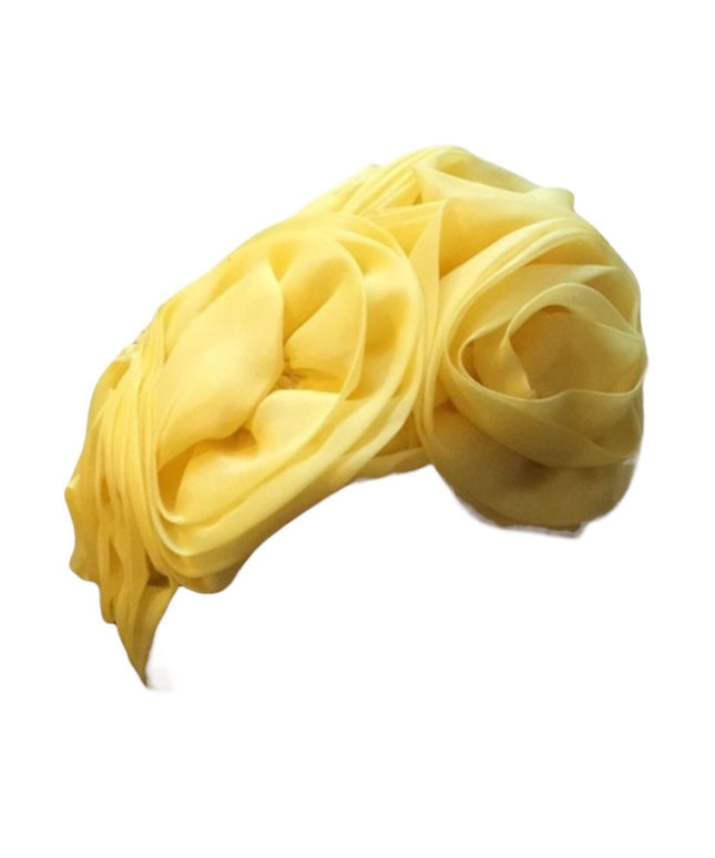 Vintage Canadian Made Yellow flower hat facinator So pretty’ spring Events