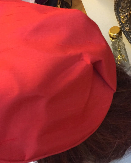 Vintage 1940s Orange silk fancy hat Beauty!