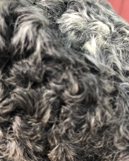 VinTage silver Persian curly lamb fur hat medium Stunning