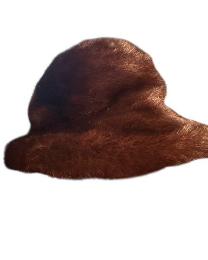 Elegant Stunning Vintage Brown MINK  Fur Women's Hat