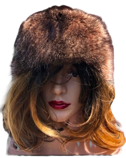 Vintage Raccoon Fur Hat 22” round beauty!