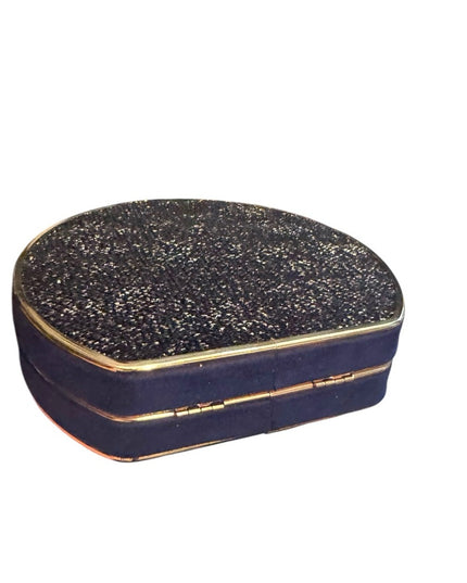 Disney Aladdin X CALL IT SPRING Blue Sequin Handbag Clutch Purse Chain Strap