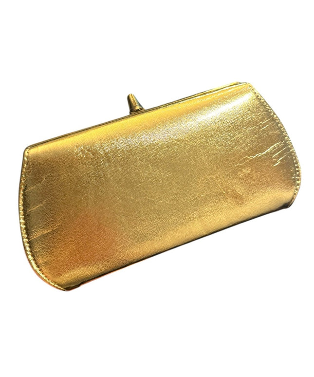 Elegant Vintage Gold Metalic Clutch 1970s
