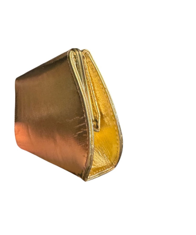 Elegant Vintage Gold Metalic Clutch 1970s