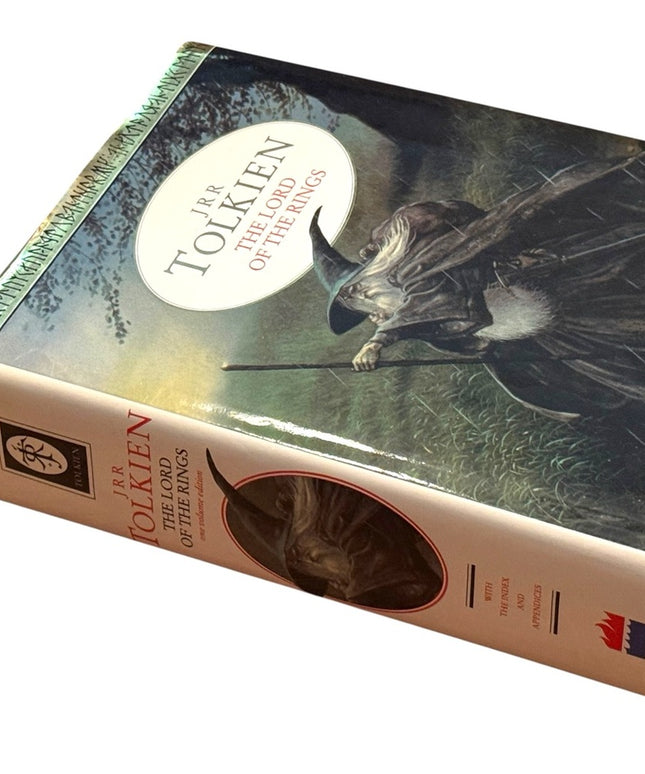 J.R.R. Tolkien The Lord of the Rings Hardcover Book C1996 With Dustcover