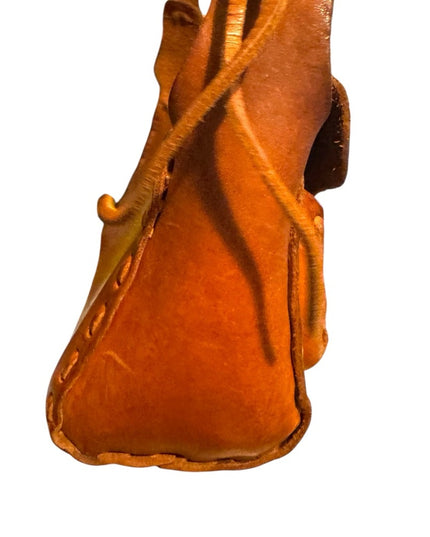 Vintage 1970s Handcrafted Leather tooled Shoulder Bag
