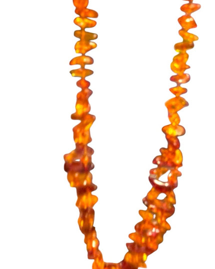 Vintage Authentic Baltic Honey Amber Double Strand Beaded Necklace