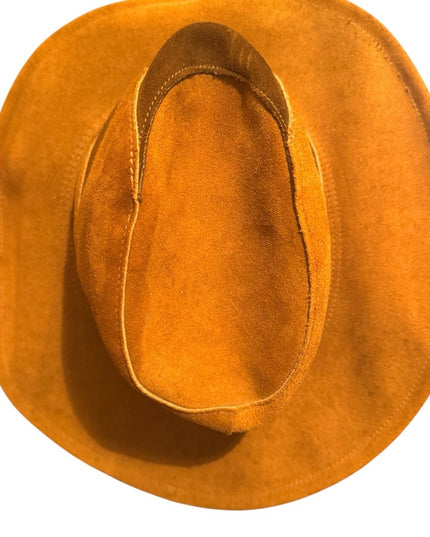 Vintage Men's Brown Suede Two Tone Cowboy Hat Southwestern XL