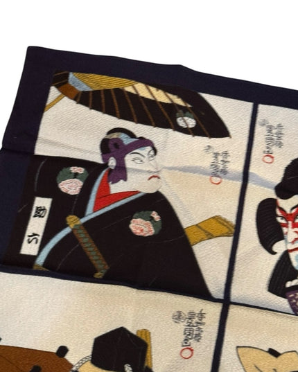 Traditional Japanese Art Tapestry Festival Seasons Scarf