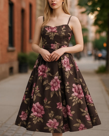 TED BAKER LN Floral Print Flared Party Dress COMING SOON