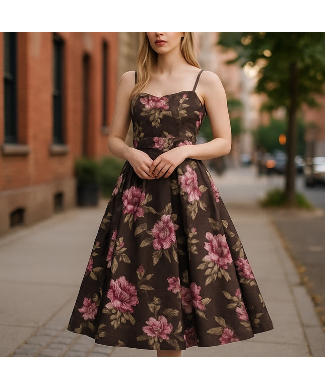 TED BAKER LN Floral Print Flared Party Dress COMING SOON