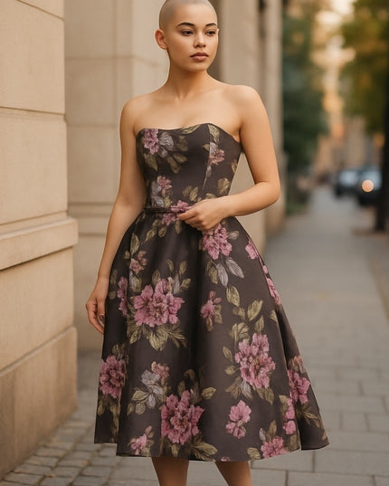 TED BAKER LN Floral Print Flared Party Dress COMING SOON