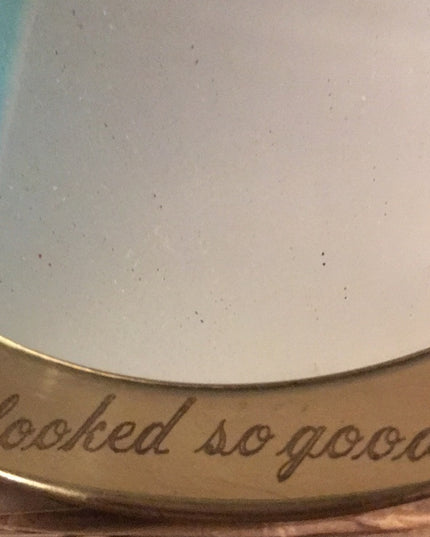 Vintage Rare Mirror Compact ballet dancers Beauty
