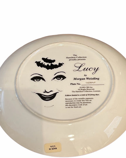 Hamilton Collection Lucy Ricky plate c1992 number