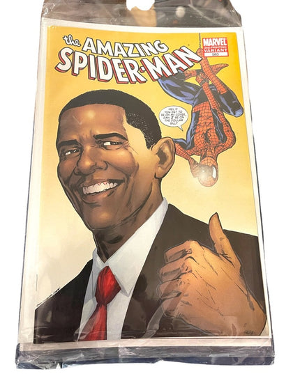 Barack Obama Spider-Man Comic Book 2nd Ed (583). NEW Bagged & Boarded Marvel