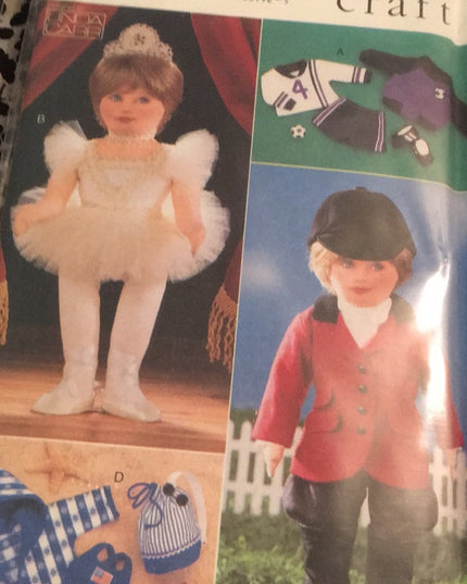 Vogue UNCUT sewing pattern Doll & clothes LOT