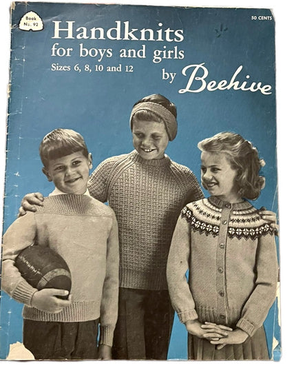 Vintage 1950s Beehive knitting books LOT x 7 pcs (4)