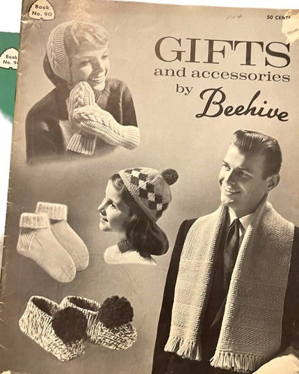 Vintage 1950s Beehive knitting books LOT x 7 pcs (4)