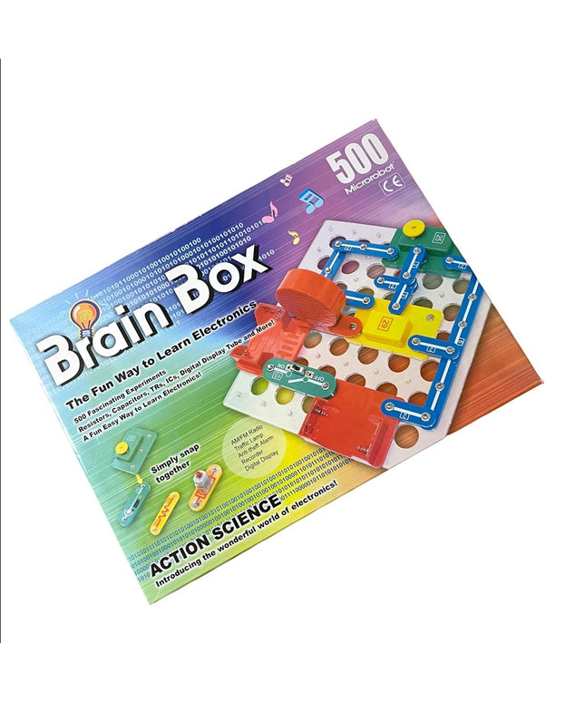 Brain Box NEW Childrens Electeonics learning Science Microrobot Snap set