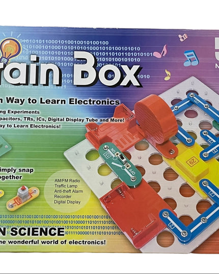 Brain Box NEW Childrens Electeonics learning Science Microrobot Snap set