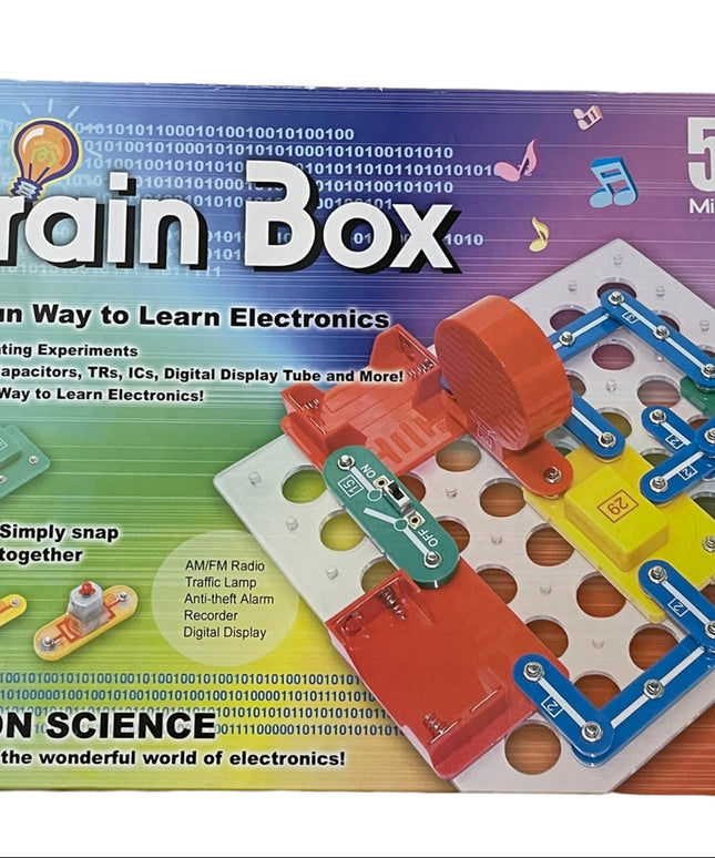 Brain Box NEW Childrens Electeonics learning Science Microrobot Snap set