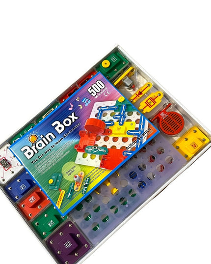 Brain Box NEW Childrens Electeonics learning Science Microrobot Snap set