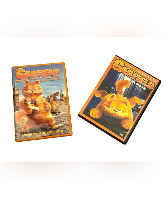 Lot of 2 Garfield the cat Limited Edition Tale of Two Kitties DVD’s