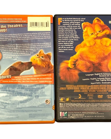 Lot of 2 Garfield the cat Limited Edition Tale of Two Kitties DVD’s