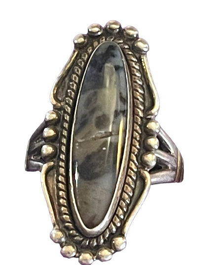 Vintage, Bell Trading Post Native Southwestern Agate Handmade sterling silver