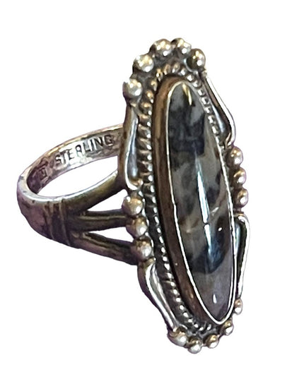 Vintage, Bell Trading Post Native Southwestern Agate Handmade sterling silver