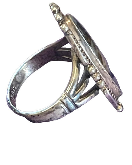 Vintage, Bell Trading Post Native Southwestern Agate Handmade sterling silver