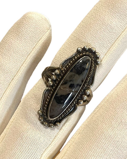 Vintage, Bell Trading Post Native Southwestern Agate Handmade sterling silver