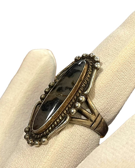 Vintage, Bell Trading Post Native Southwestern Agate Handmade sterling silver