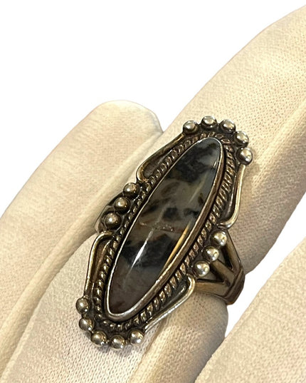 Vintage, Bell Trading Post Native Southwestern Agate Handmade sterling silver