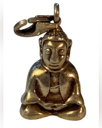 Sterling silver 925 sitting Buddah bracelet charm