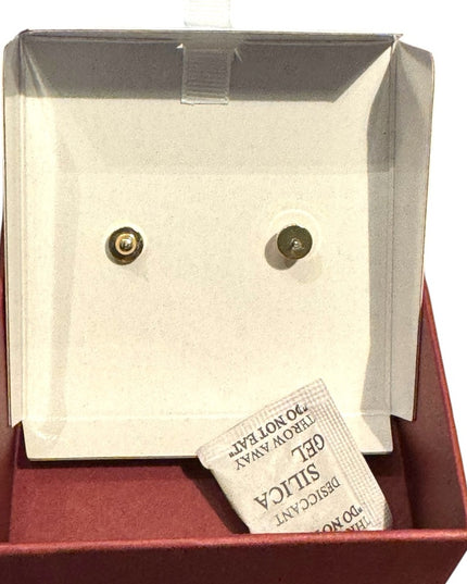 House of Harlow 1960 Gold Framed  Glass Chunky Square Crystal Earrings