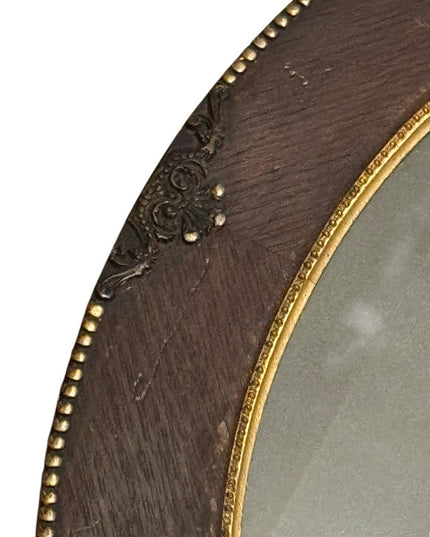 Antique Wood Oval Framed Religious Portrait  Bishop Joseph-Médard Émard Catholic