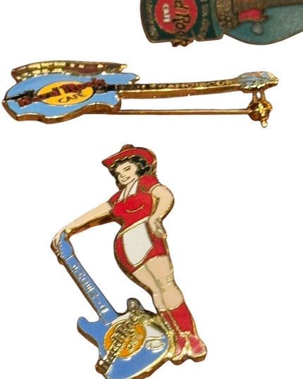 Hard Rock Cafe Vintage Pin Set Limited Editons LOT X6 pcs