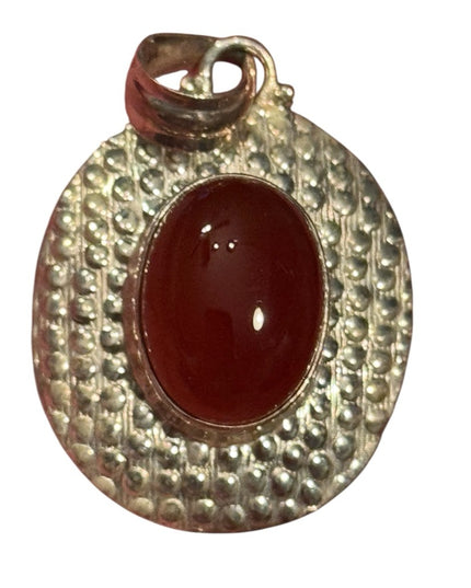 Elegant Sterling Silver 925 Stone Pendant