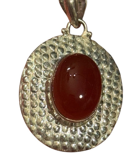 Elegant Sterling Silver 925 Stone Pendant