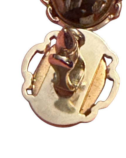Vintage Gold finish Cufflinks 1960s Laughing Cavalier Cufflinks IFranz Hals
