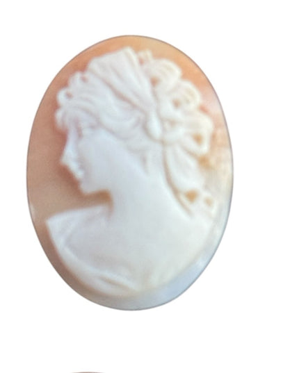 Elegant Vintage Hand Carved Shell Unswt Cameo LOT X4