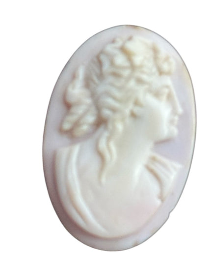 Elegant Vintage Hand Carved Shell Unswt Cameo LOT X4