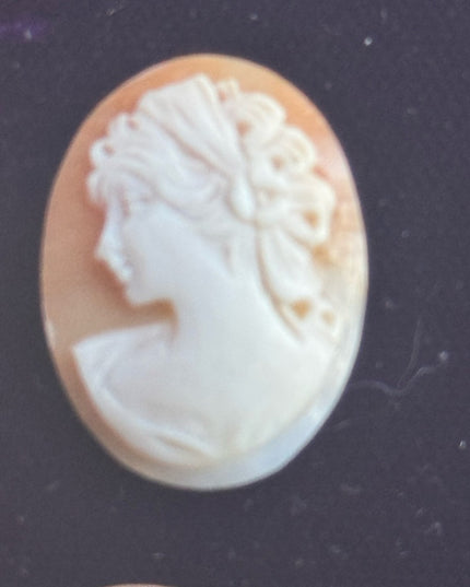Elegant Vintage Hand Carved Shell Unswt Cameo LOT X4