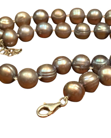 Elegant Sterling Silver 925 Stunning Tahrsian Pearl Necklace Stunning Necklace