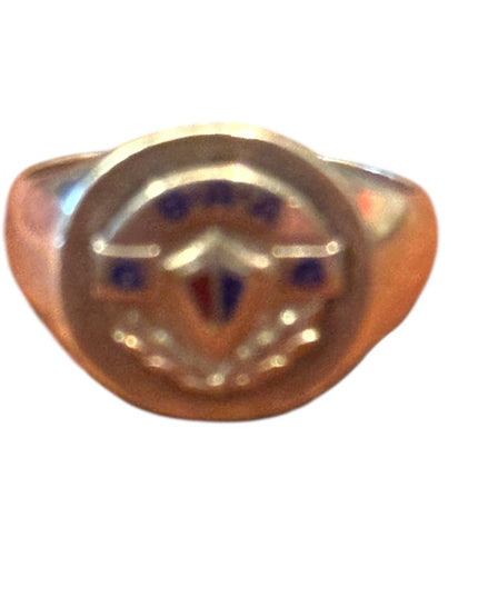 Sterling Silver 925  Military B.A.A. Vintage 1966 Men's Ring